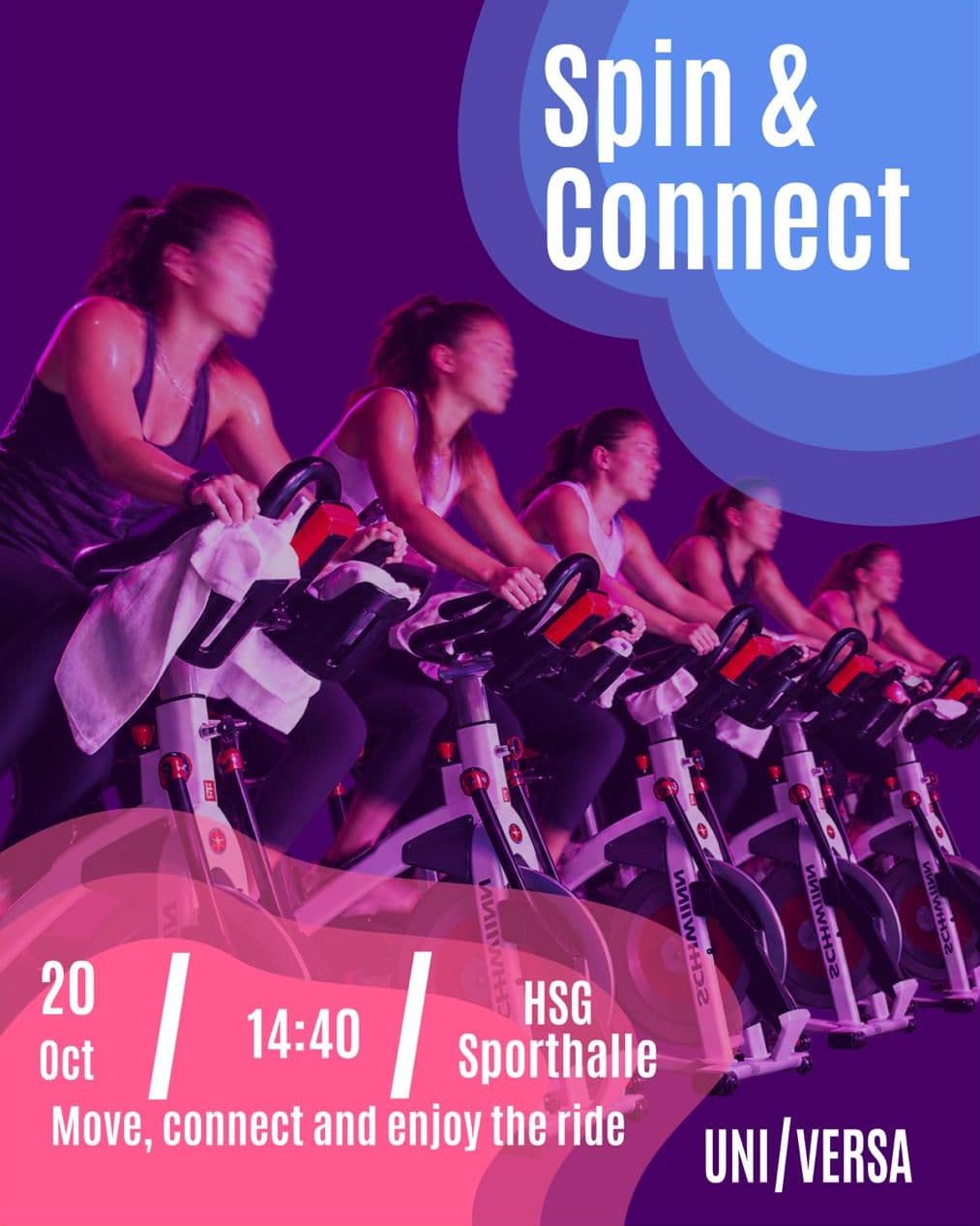 Event-description and women cycling together.